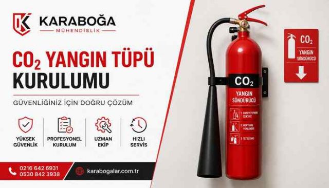 Çekmeköy CO₂ Yangın Söndürme Sistemleri: Elektrik ve Hassas Alanlar İçin Etkili Yangın Koruması