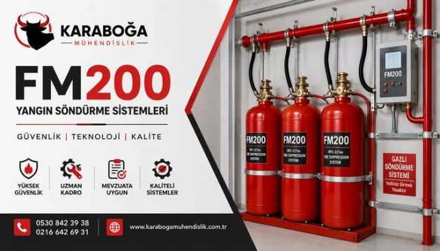 Çekmeköy FM200 Yangın Söndürme Sistemleri: Kritik Alanlar İçin Profesyonel Yangın Koruması